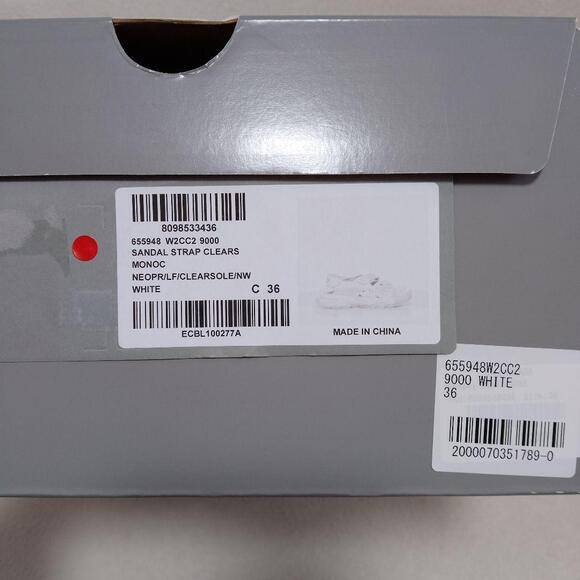 Balenciaga Track Sandals White 24cm (9.45in) - Picture 16 of 16